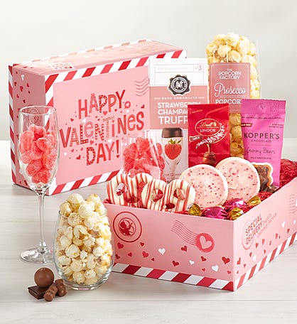 Happy Valentine Chocolate and Sweets Box